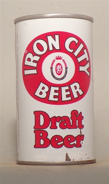 Iron City Tab Top, Baseball (Draft Beer) Pittsburgh, PA