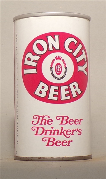 Iron City Tab Top, Pour it on, Pirates (The Beer Drinker's Beer) Pittsburgh, PA