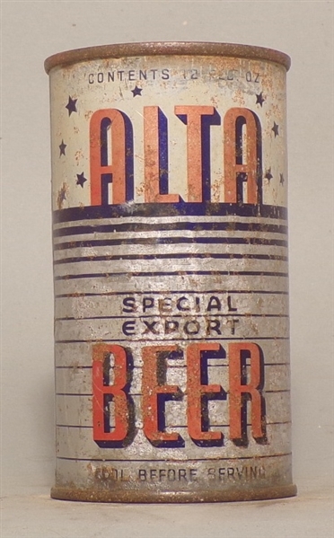 Alta Beer OI Flat Top, (Paint Touchup)