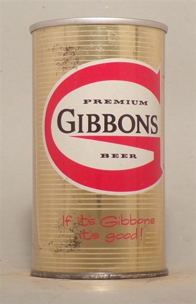 Gibbons Intact Zip Tab (If it's Gibbons it's good), Wilkes-Barre, PA