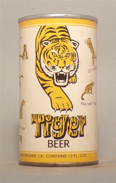 Tiger Original Paper Label Tab Top, New Orleans, LA