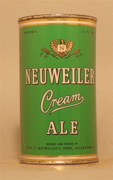 Neuweiler Cream Ale Flat Top, Allentown, PA