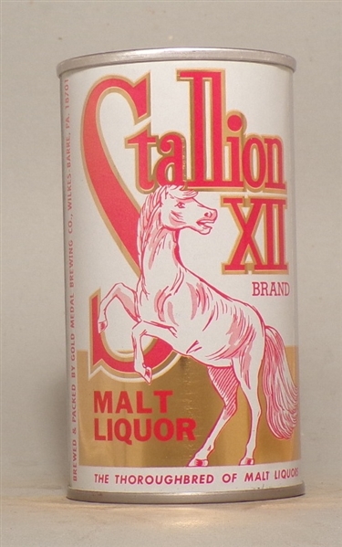 Stallion XII Shiny Gold Pull Tab, Wilkes-Barre, PA