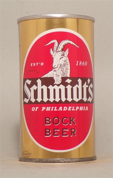 Schmidt's Bock Fan Tab, Philadelphia, PA