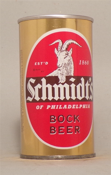 Schmidt's Bock Fan Tab, Philadelphia, PA