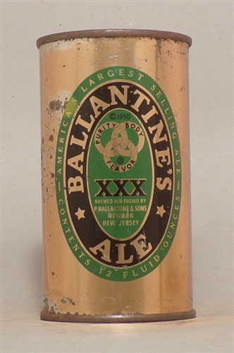 Indoor Ballantine Ale Flat Top, 3.2-7% variation, Newark, NJ
