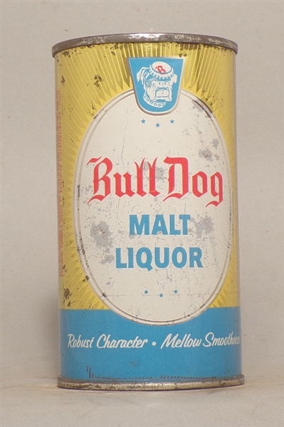 Bull Dog Malt Liquor Flat Top, Drewry's, South Bend, IN