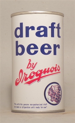 Iroquois Draft Beer Flat Top,Buffalo, NY
