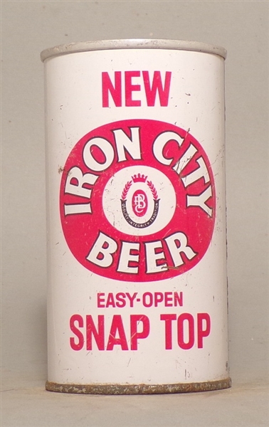 Iron City Easy Open Snap Top Early Tab, Pittsburgh, PA