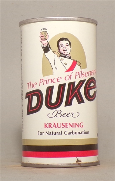 Duke Krausening Tab Top, Philadelphia, Norristown and Cleveland, OH