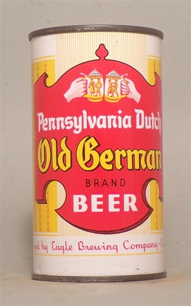Pennsylvania Dutch Old German Bank Top, (Eagle) Catasaqua, PA