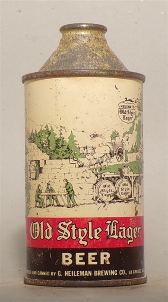 Old Style Lager Cone Top, LaCrosse, WI