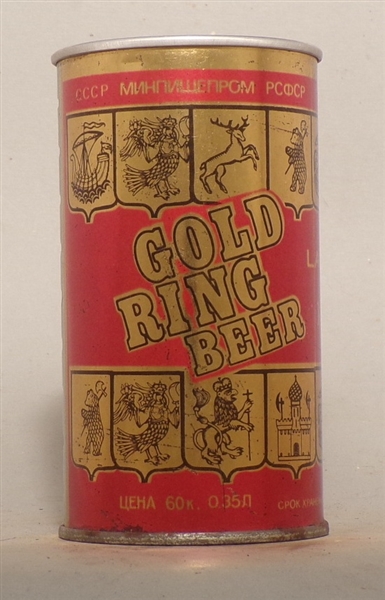 Gold Ring Beer Tab Top, Soviet Union