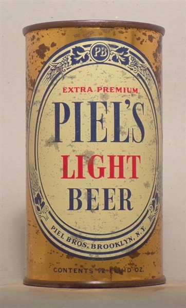 Piel's Light Beer Flat Top, Brooklyn, NY w/ PA Tax Crown