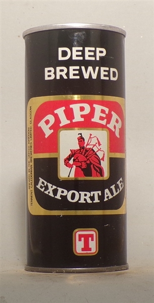 Piper Export Ale Tab Top #4, Glasgow Scotland (London Scottish Regiment)