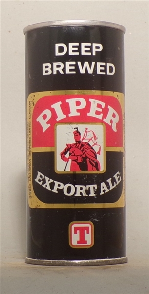 Piper Export Ale Tab Top #8, Glasgow Scotland (Royal Scots)