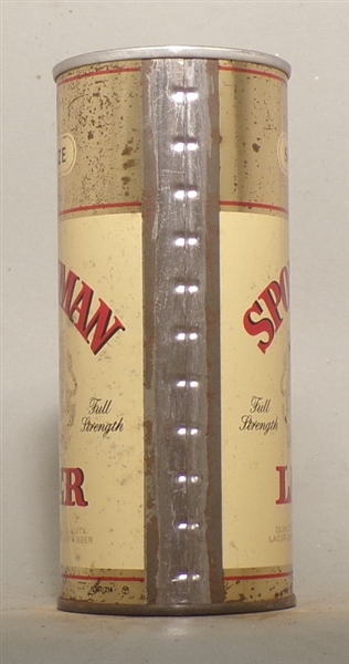 Sportsman Lager Straight Steel 16 Ounce Early Tab Top, South Africa