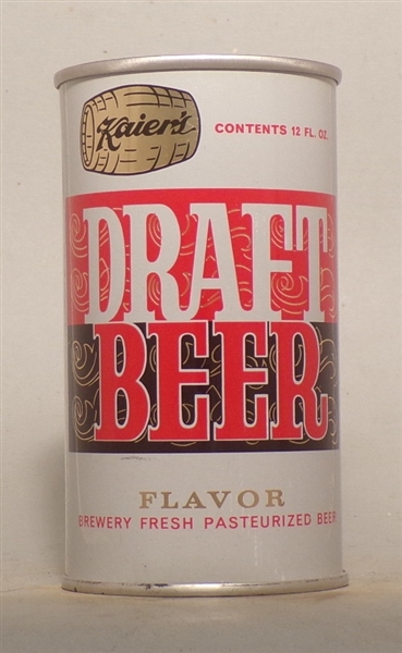 Kaier's Draft Beer Fan Tab, Mahanoy City, PA