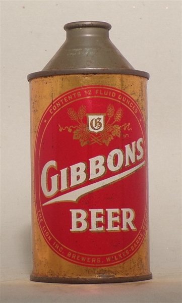 Gibbons Cone Top, Wilkes Barre, PA