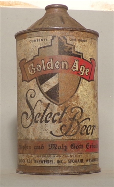 Golden Age Quart Cone Top - Tough variation, Spokane, WA