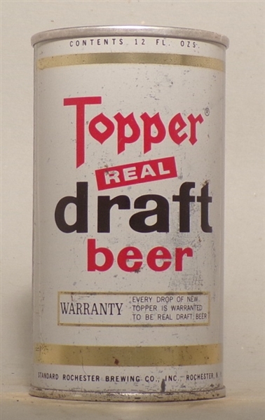 Topper Real Draft early Tab, Rochester, NY