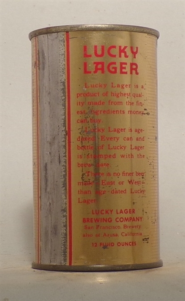 Lucky Lager Flat Top, San Francisco, CA
