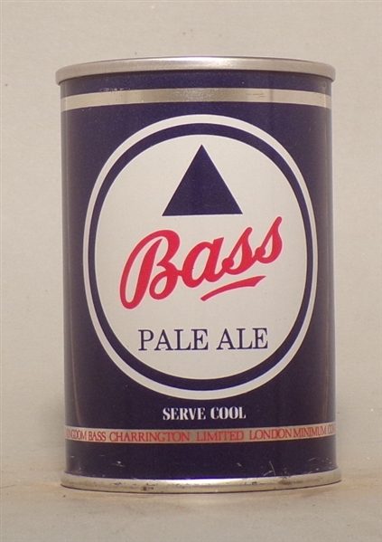 Bass Pale Ale 9 2/3 Ounce Tab Top, England