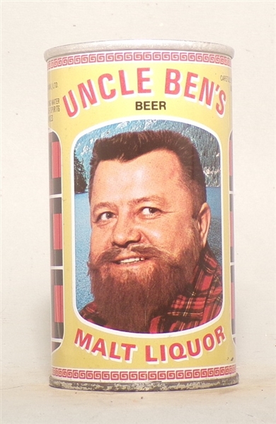 Uncle Ben's Malt Liquor Tab Top Variation #1, Transconia, Manitoba, Canada