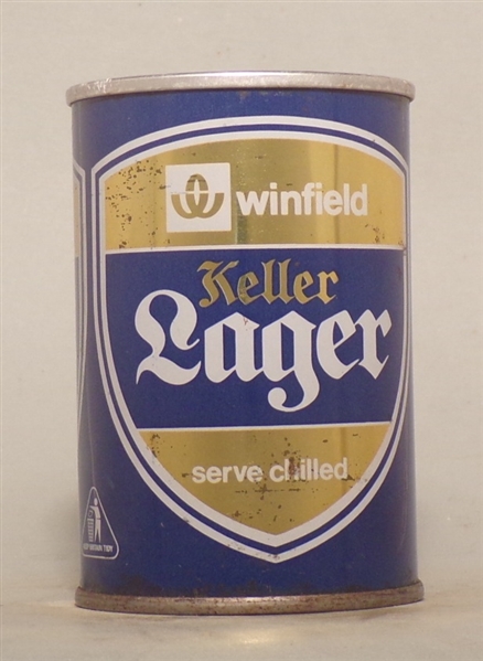 Winfield Keller Lager 9 2/3 Ounce Tab Top, UK