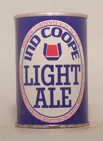 Ind Coope Light Ale 9 2/3 Ounce Tab Top, UK