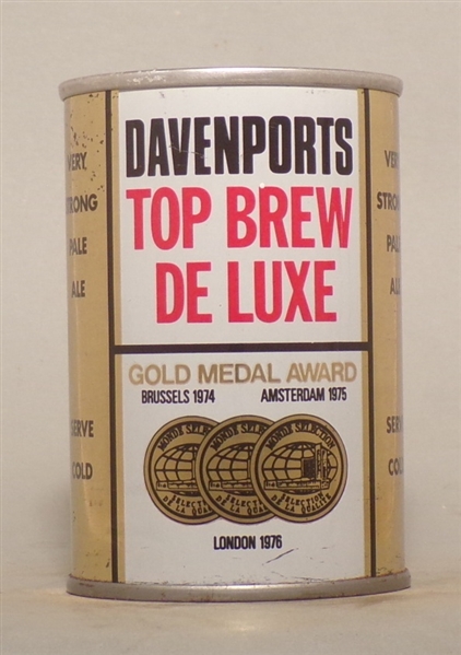 Davenport's Top Brew De Luxe 9 2/3 Ounce Tab Top, UK