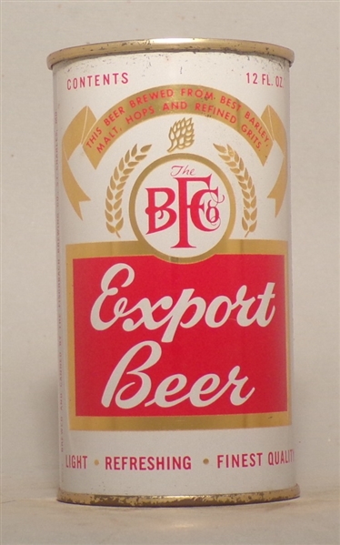 Fischbach Export Beer Flat Top, St. Joseph, MO