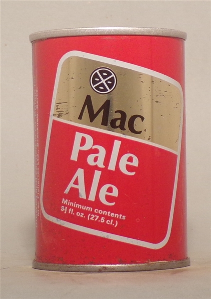 Mac Pale Ale 9 2/3 Ounce Tab Top, UK