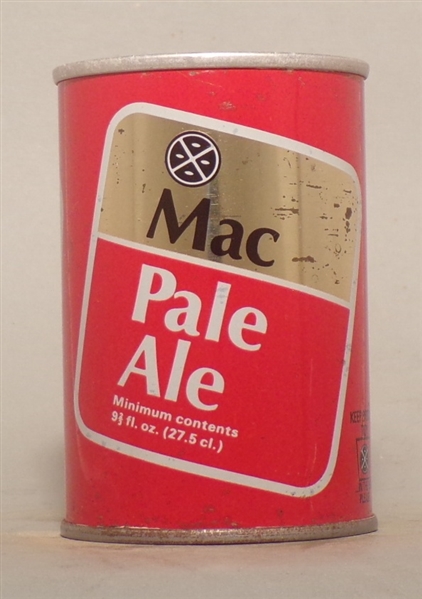 Mac Pale Ale 9 2/3 Ounce Tab Top, UK