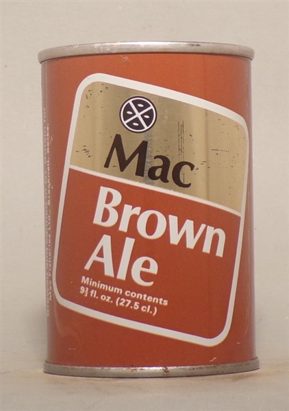 Mac Brown Ale 9 2/3 Ounce Tab Top, UK
