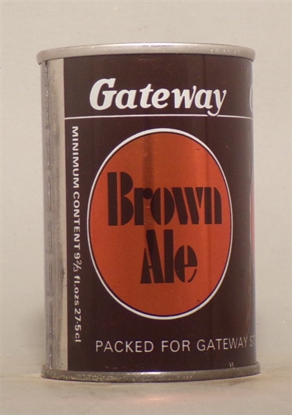 Gateway Brown Ale 9 2/3 Ounce Tab Top, UK