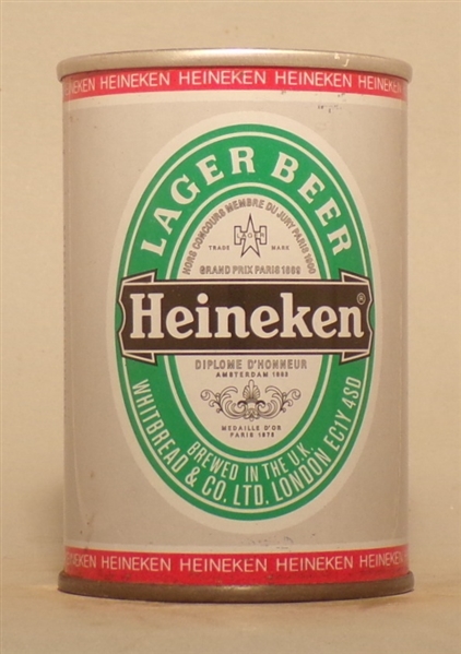Heineken 9 2/3 Ounce Tab Top #3, UK