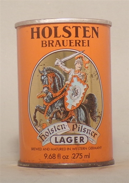 Holsten 9 2/3 Ounce Tab Top, West Germany