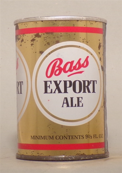 Bass Export Ale 9 2/3 Ounce Tab Top, UK