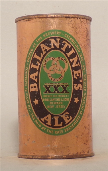 Ballantine's Ale Flat Top), Newark, NJ