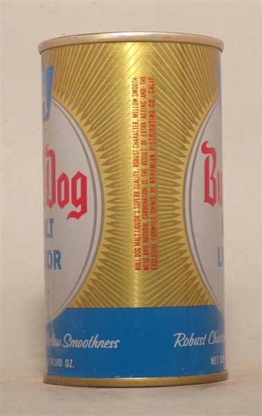 Bull Dog Malt Liquor #2 Tab Top, Los Angeles, CA