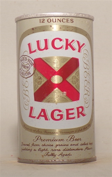 Lucky Lager Tab Top, San Francisco, CA