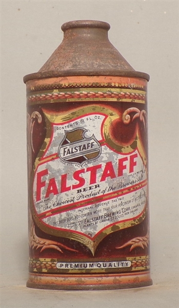 Falstaff Cone Top, 4%, Omaha, NE