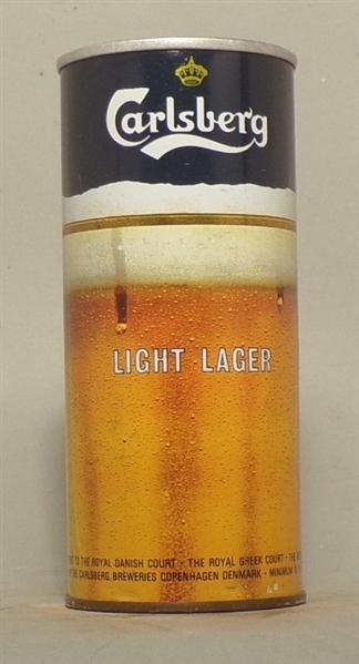 Carlsberg Light Lager Tab Top, Denmark