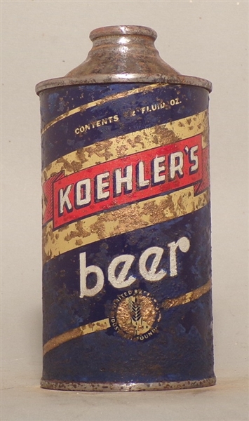 Koehler's Low Profile Cone Top, Erie, PA