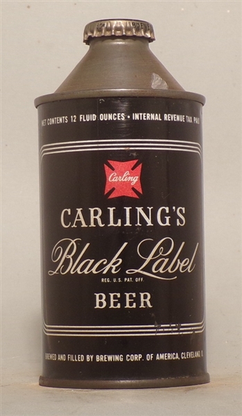 Carling's Black Label IRTP Cone Top, Cleveland, OH
