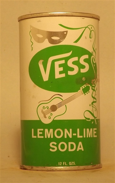 Vess Lemon Lime Soda Flat Top