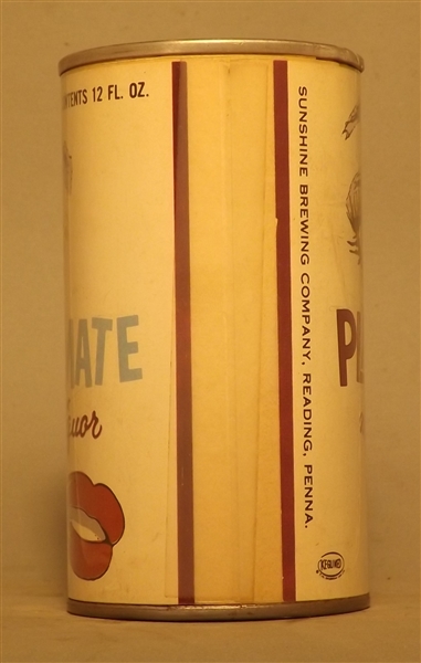 Play Mate Malt Liquor Paper Label Tab