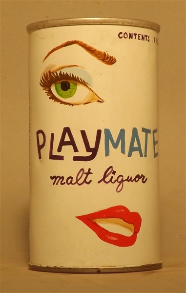 Play Mate Malt Liquor Hand Painted Tab