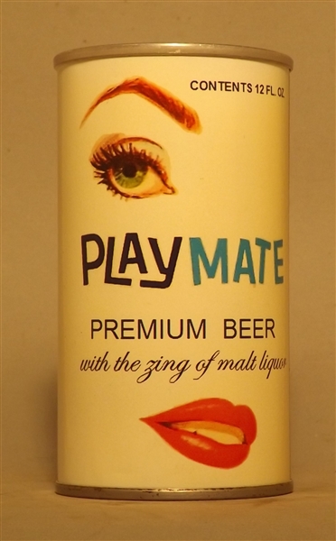 Play Mate Premium Beer Paper Label Tab